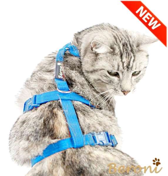 Beste Kattentuigje verstelbaar Safety Harness Classic lichtblauw