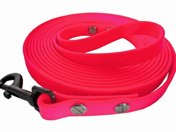 Riem voor katten 3m neon roze waterdicht, robuust